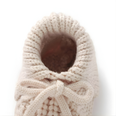 Weiche Baby Strickschuhe – Atmungsaktiv & Sicher 0–18 Monate
