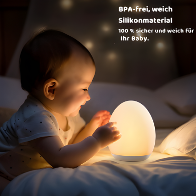 LED Baby Nachtlicht – Warmes, sicheres & berühren-dimmbares Licht