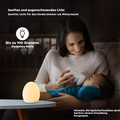 LED Baby Nachtlicht – Warmes, sicheres & berühren-dimmbares Licht