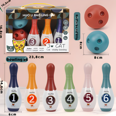 Lern-Bowling für Kinder – Spielen, Zählen & Bewegung vereint niu 1 Stück
