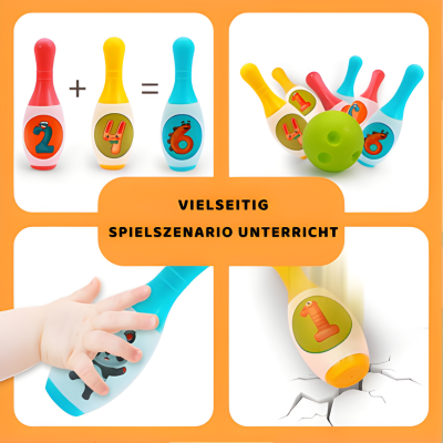 Lern-Bowling für Kinder – Spielen, Zählen & Bewegung vereint