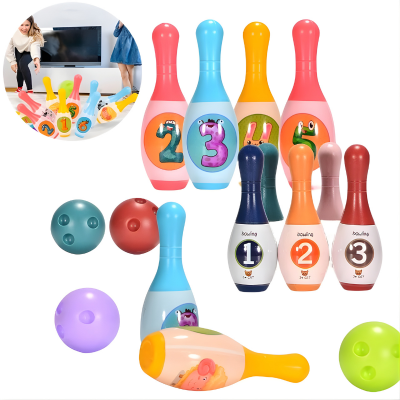 Lern-Bowling für Kinder – Spielen, Zählen & Bewegung vereint