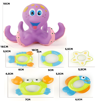 Interaktives Oktopus-Badespielzeug – Lernen & Spaß im Wasser