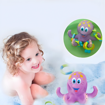 Interaktives Oktopus-Badespielzeug – Lernen & Spaß im Wasser