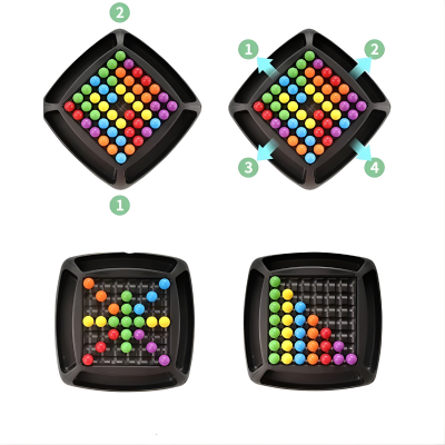Montessori Regenbogenbrett – Interaktiver Puzzlespaß für alle Altersgruppen