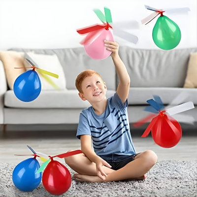 Ballon-Helikopter Satz– Fliegender Spaß für Kinder & Parteien!