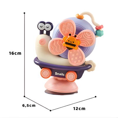 Schneller Schnecken-Windmühlen Spinner – Sensorikspielzeug für Babys Lila