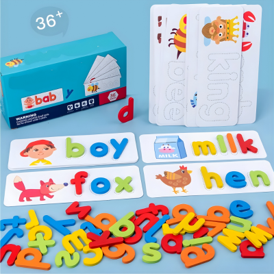 Montessori ABC & Mathematik Puzzle – Spielerisch Lesen & Rechnen lernen