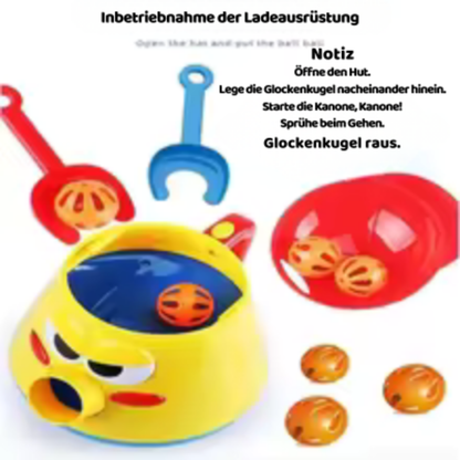 Elektrischer Kinderstaubsauger mit Ball-Funktion