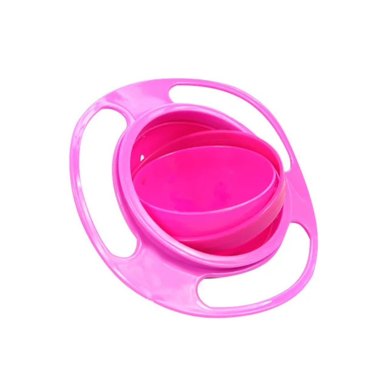SpillGuard Gyro Schüssel – Spaß & Lernen vereint! Rosa