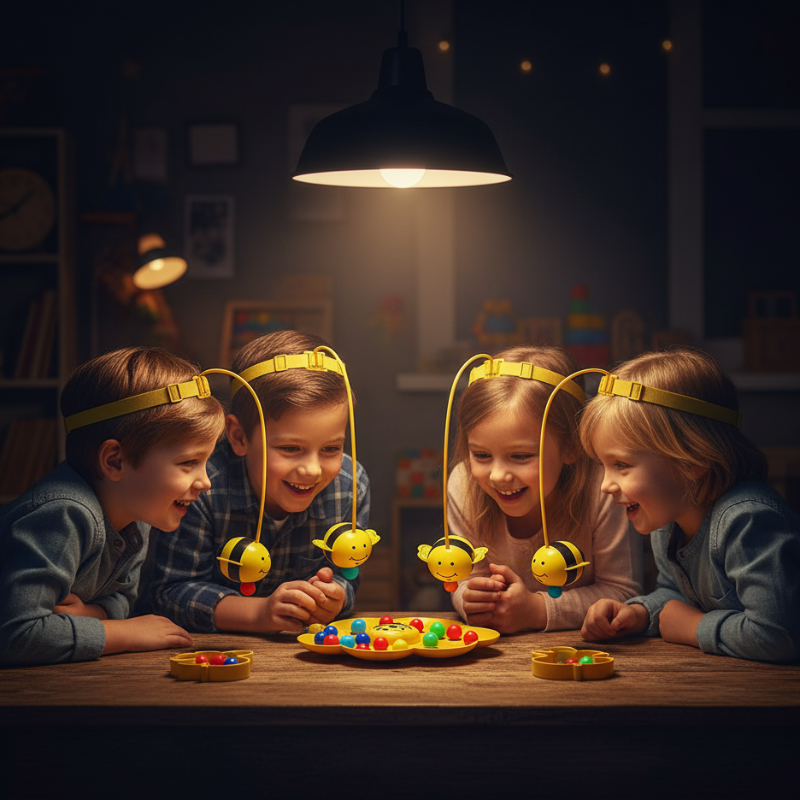Bienen Stirnband Herausforderung– Cleveres Spiel für Kinder und Familie
