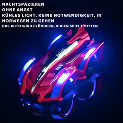 Wandkletter Auto – Fährt ein Wänden & Decken mit LED-Licht