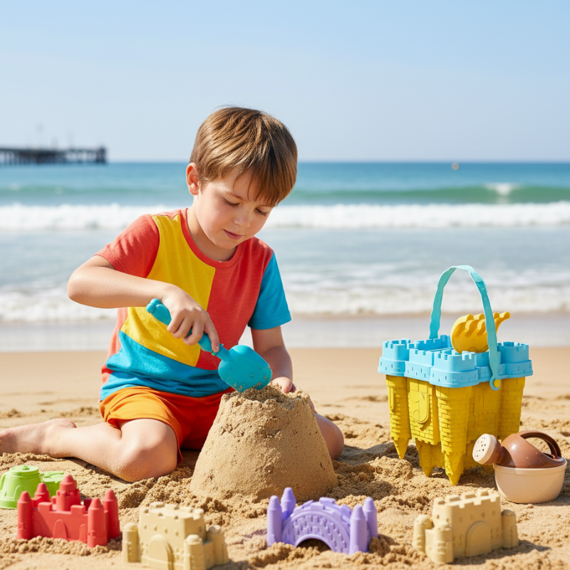 Baby Schloss Strandspielzeug Satz – Kreativer Sandburgenbau