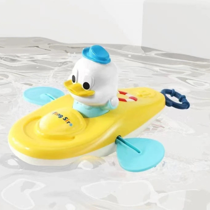 Kleines Entenboot – Spaß & Lernspielzeug für sterben Badewanne Weißes Entenkanu