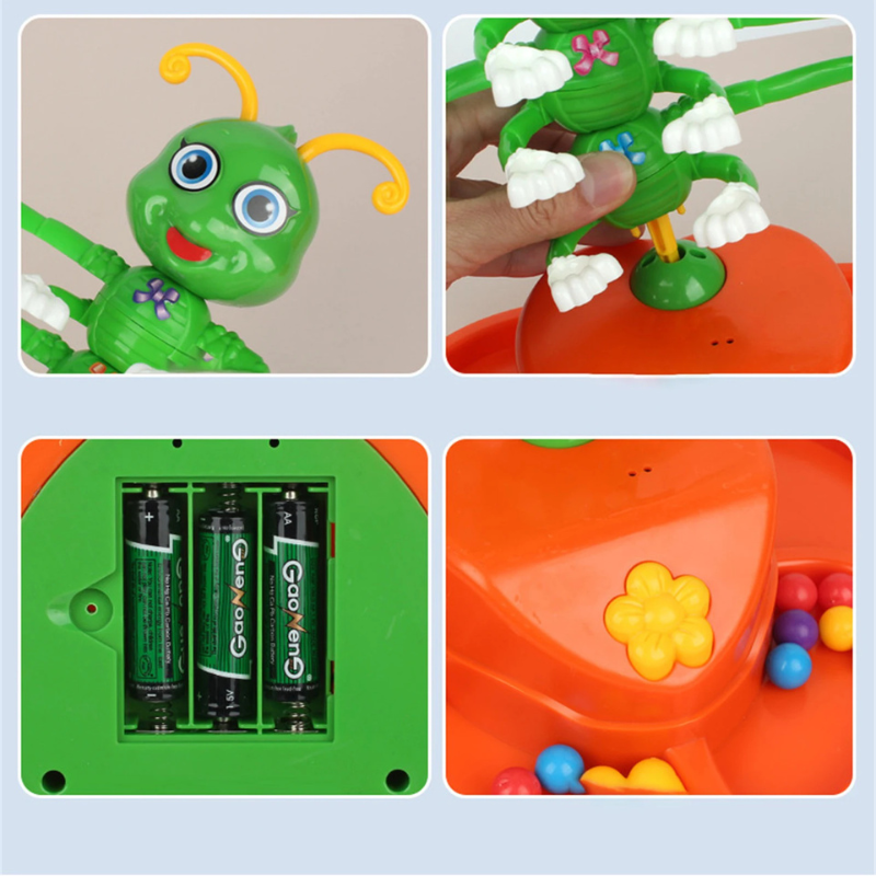 Elektrisches Raupenspiel mit Klang– Aktion & Spaß für Kinder