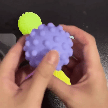 Sensorik Baby Bälle Satz – 6 weiche Montessori Tastbälle