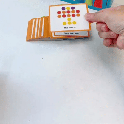 Farben lernen mit Spaß – Holzspiel zur Förderung von Kreativität & Denken