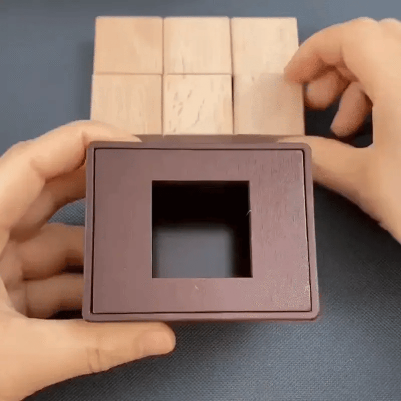 Holz Puzzle Magie Kasten– Knobelspiel für kluge Köpfe