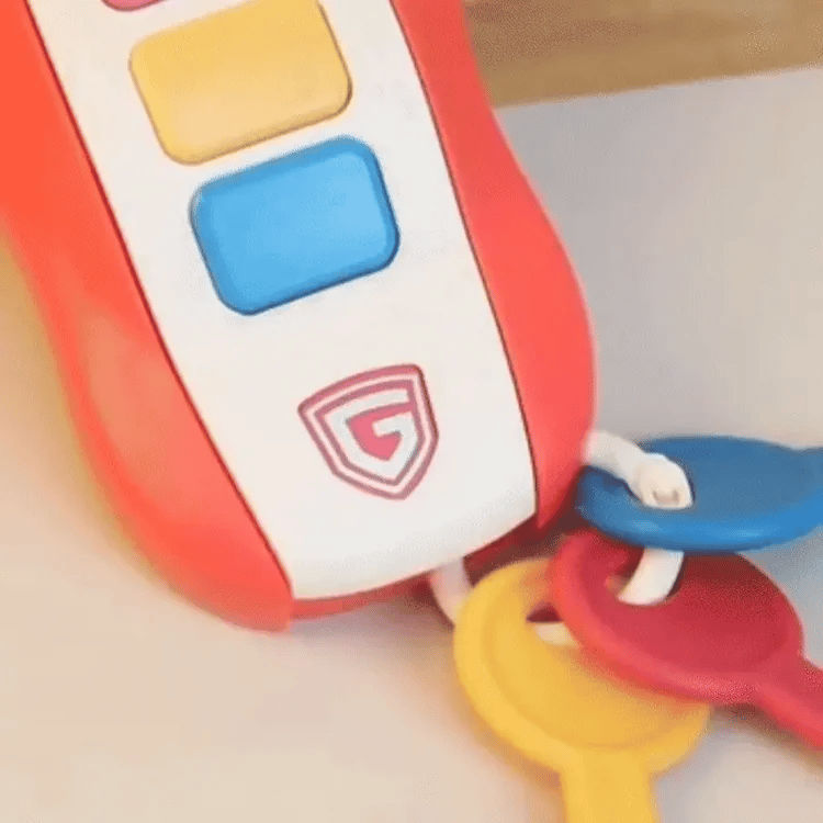 Schlau Auto Schlüssel Spielzeug – Musik, Licht & Lernen in einem!