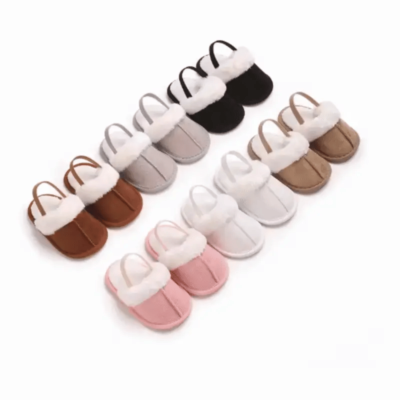 Kuschelige Baby Baumwoll-Sandalen – Weich, Warm & Perfekt für die ersten Schritte!