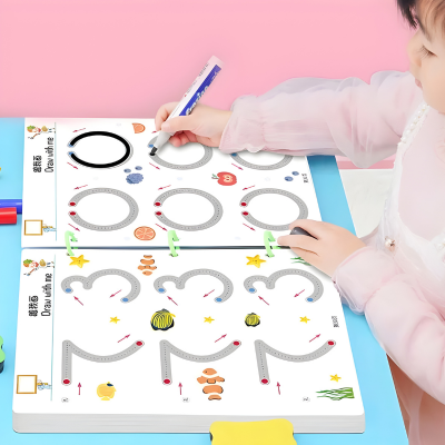 Montessori Zeichenspiel für Kinder – Konzentration, Formen & Zahlen