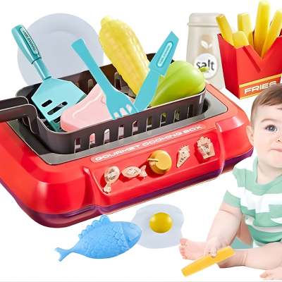 Induktions-Küchenspielset für Kinder – 20-teiliges Kochabenteuer