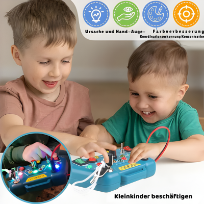 LED Busy Board Montessori – Interaktives Lernspielzeug