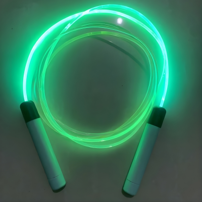 LED Springseil für Kids & Erwachsene – Leuchtender Fitness-Spaß TPU-Modelle 2 Grün
