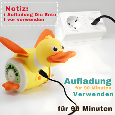 Elektrische Tanz-Ente mit Musik & Licht für aktive Babys