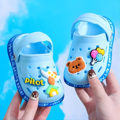 Leichte Kinder Sommer Sandalen – Rutschfest, Atmungsaktiv & Bequem Blau