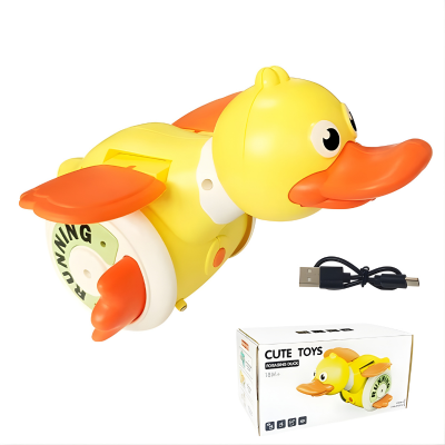 Elektrische Tanz-Ente mit Musik & Licht für aktive Babys