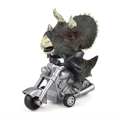 Dinosaur Pullback Motorrad – Aktion, Spiel & Fantasie für Kinder Grau