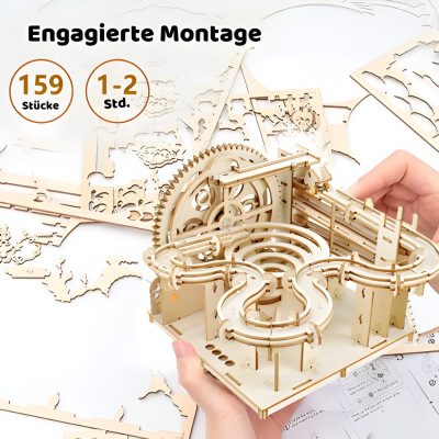 3D Holz Marmor Laufen– DIY Mechanik Puzzle für kluge Köpfe