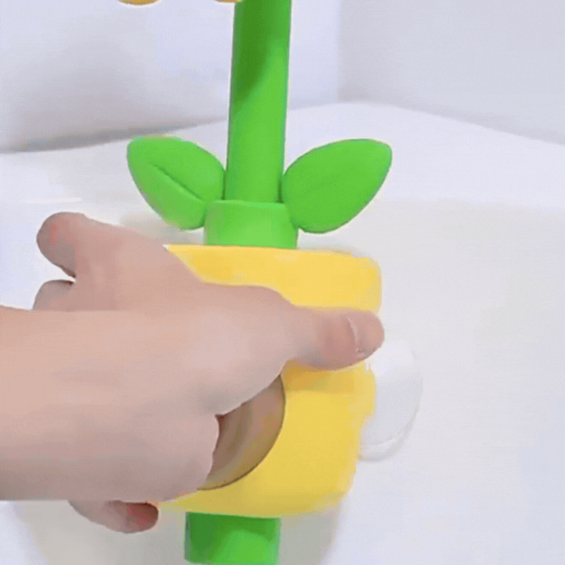 Baby Duschspielzeug Sonnenblume – Wassersprinkler & Badekugel