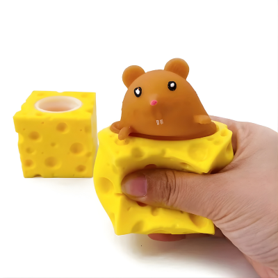 Lustig Maus & Käse Stress Spielzeug– Spiel, Spaß & Entspannung
