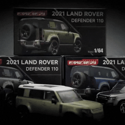 1:64 Land Rover Defender 110 – Robustes Metall-Modellauto