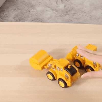 Mini-Baustellen-Fahrzeug Satz – Kreatives Lernspielzeug für kleine Baumeister