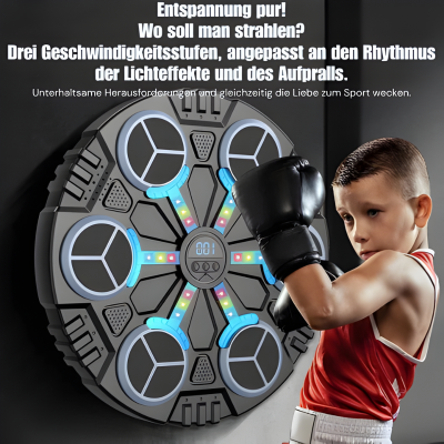 Elektronisches Boxziel mit Musik & Licht für Kinder 5 Ziele