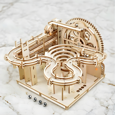 3D Holz Marmor Laufen– DIY Mechanik Puzzle für kluge Köpfe
