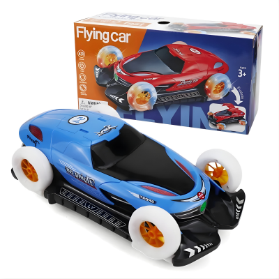 Interaktives 360° Spielzeugauto mit Licht & Musik Blau