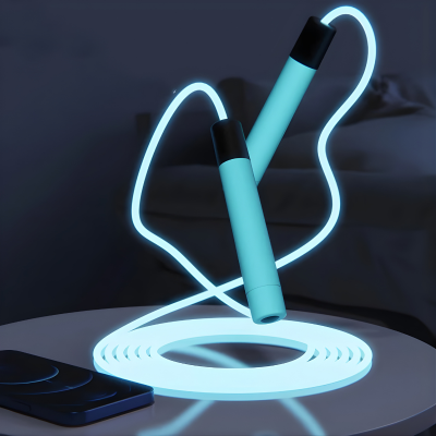 LED Springseil für Kids & Erwachsene – Leuchtender Fitness-Spaß