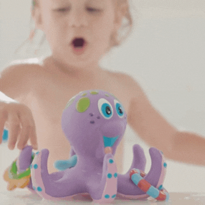 Interaktives Oktopus-Badespielzeug – Lernen & Spaß im Wasser