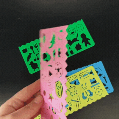 DIY Muster-Schablonen – Kreative Stencil-Satz für Fotoalben & Sammelalben