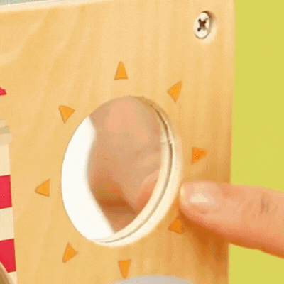 5-in-1-Aktivitätswürfel aus Holz – Montessori-Lernen durch Spielen