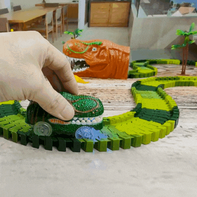 Dinosaur Zug Spielzeug – Rasante Abenteuer auf flexibler Rennstrecke