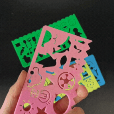 DIY Muster-Schablonen – Kreative Stencil-Satz für Fotoalben & Sammelalben