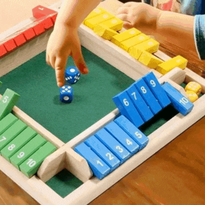 Shut the Box – Das spannende Würfelspiel für 4 Spieler