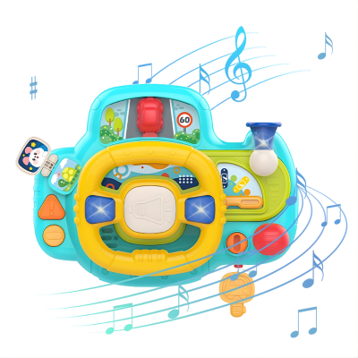 Interaktives Lenkrad für Babyautos – Musik, Geräusche & Lernen