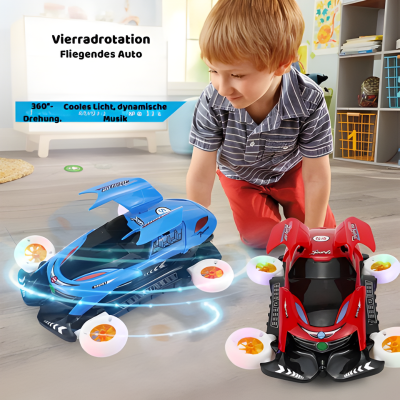 Interaktives 360° Spielzeugauto mit Licht & Musik