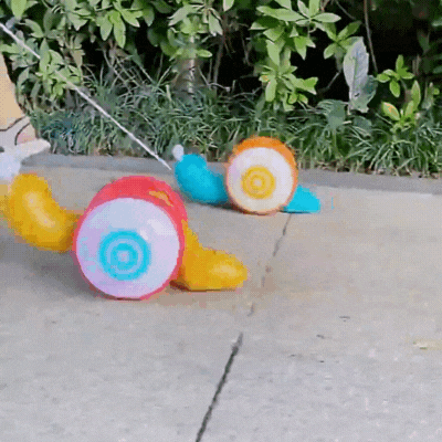 Lustiges Schneckenauto – Animiert Kinder zum Krabbeln & Spielen